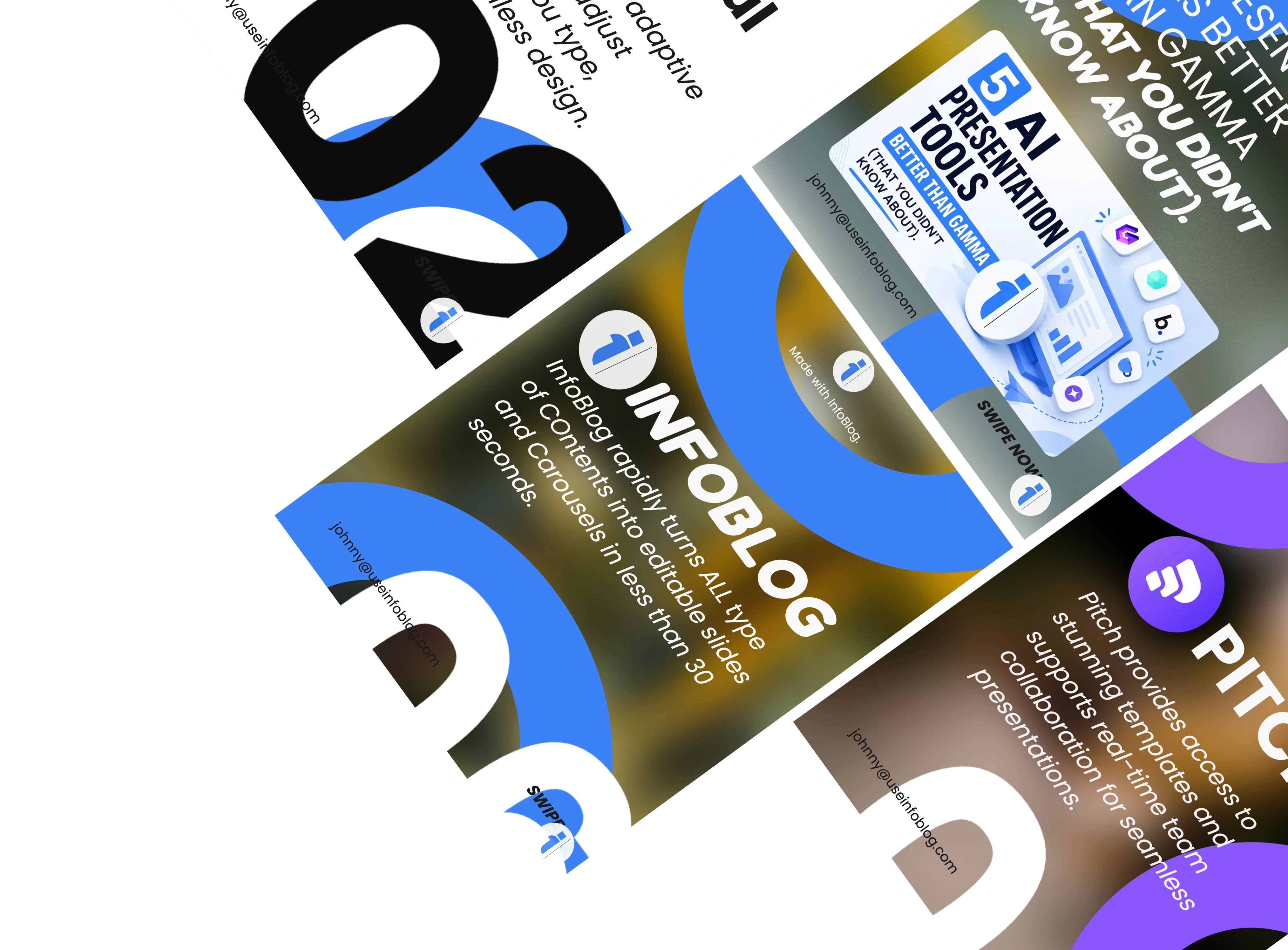 InfoBlog carousel design